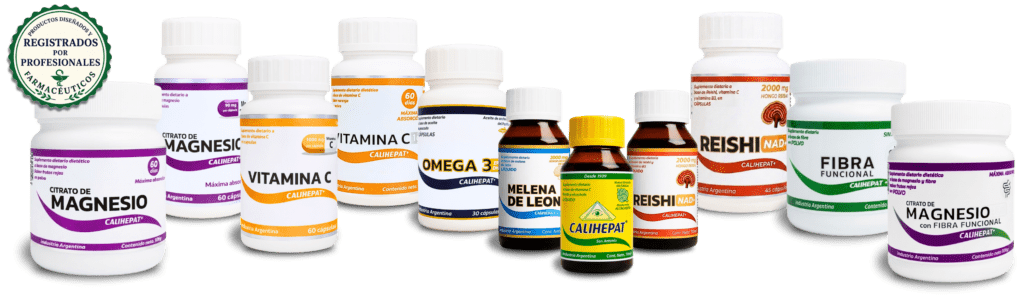 Línea completa de suplementos nutricionales Calihepat+